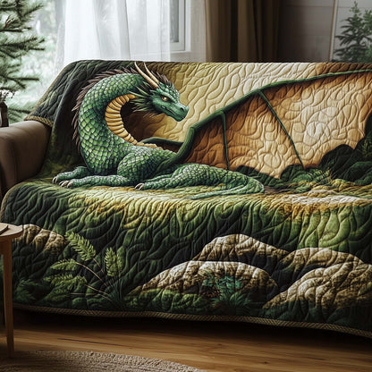 Majestic Dragon Quilted Sofa Cover GFTOHD11742