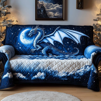 Majestic Dragon Quilted Sofa Cover GFTOHD11746