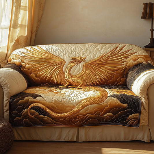 Majestic Dragon Quilted Sofa Cover GFTOHD11747