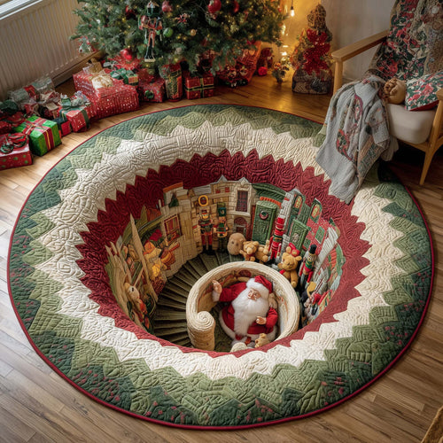 Toyland Spiral Hole Quilted Round Mat GFTOHD11763