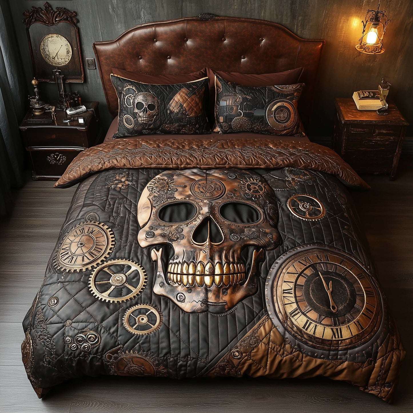 Steampunk Skull Machine Duver Cover Set GFTOHD11798