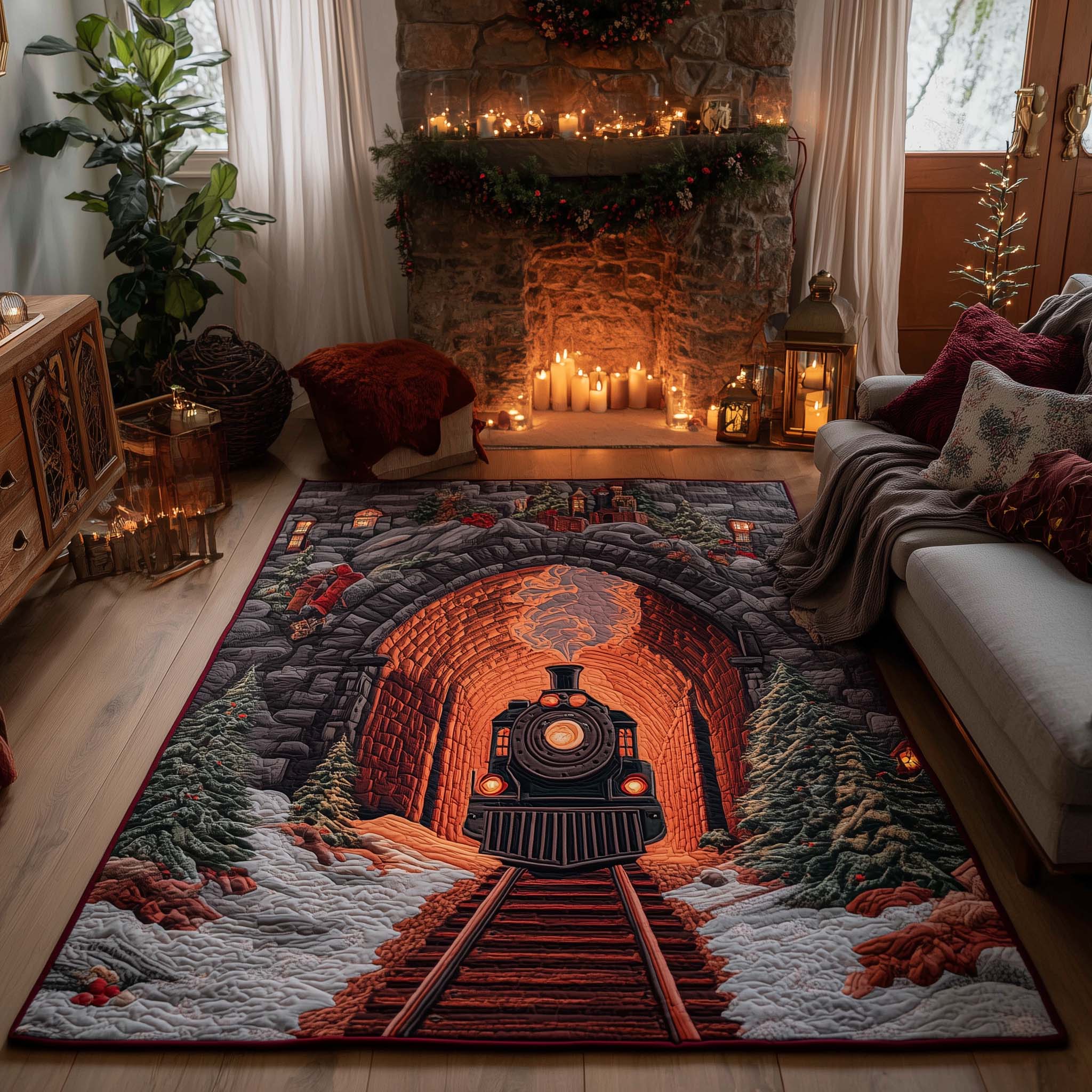Copper Ember Express Area Rug GFTOHD11837 – Patchique Store