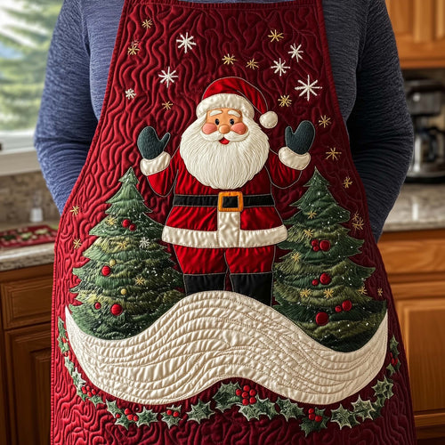 Santa Workshop Wonder Quilted Apron GFTOHD11921