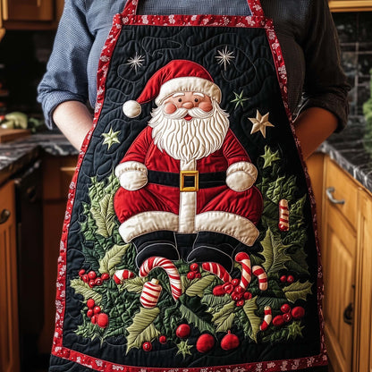 Santa Joy Quilted Apron GFTOHD11924