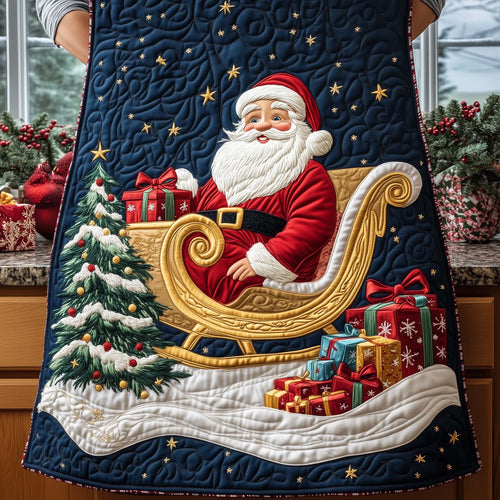 Santa Joy Quilted Apron GFTOHD11926