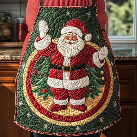 Santa Joy Quilted Apron GFTOHD11929