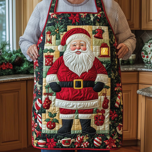 Santa Joy Quilted Apron GFTOHD11931