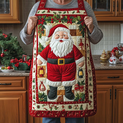 Santa Joy Quilted Apron GFTOHD11932