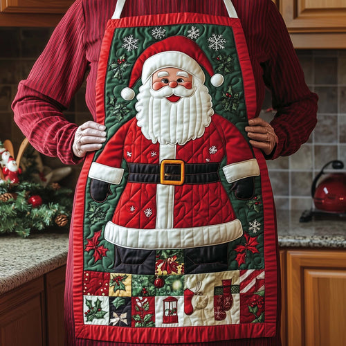Santa Joy Quilted Apron GFTOHD11933