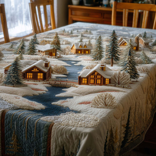 Snowy Village Tablcloth GFTOHD11938