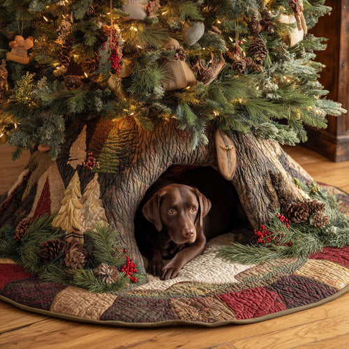 Labrador Retriever Quilted Tree Skirt GFTOHD11941