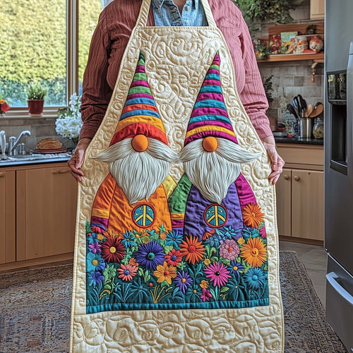 Hippie Gnomes Quilted Apron GFTOHD11979