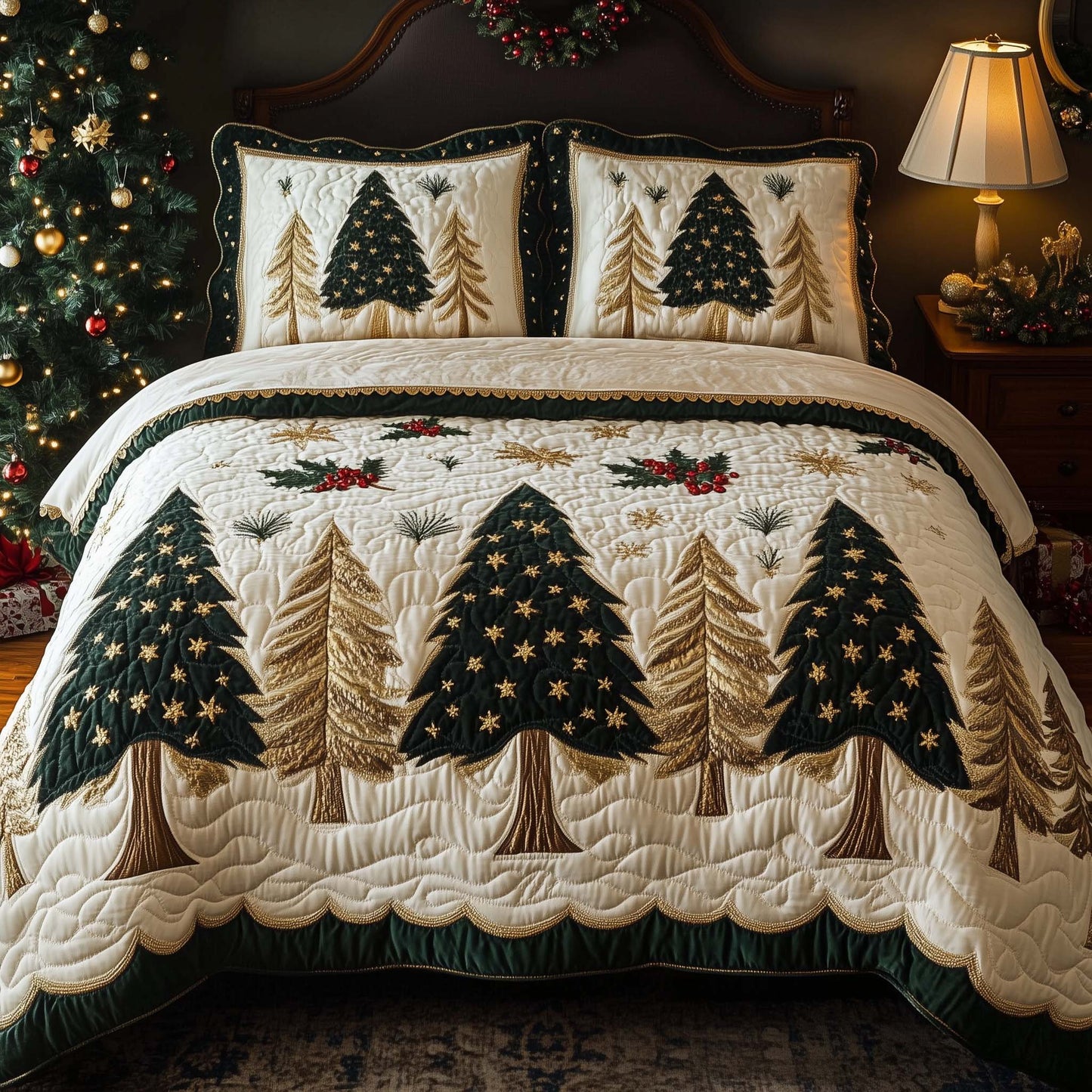 Golden Star Forest Duvet Cover Set GFTOHD11984