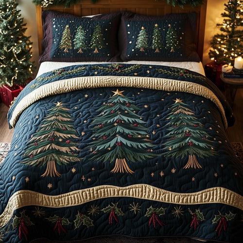 Crystal Snowflake Forest Duvet Cover Set GFTOHD11989