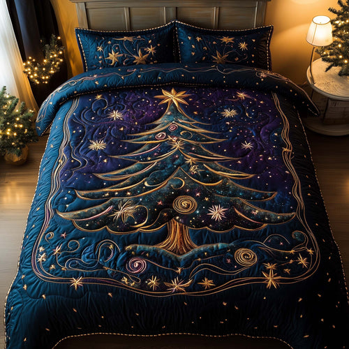 Galaxy Christmas Tree Duvet Cover Set GFTOHD11996