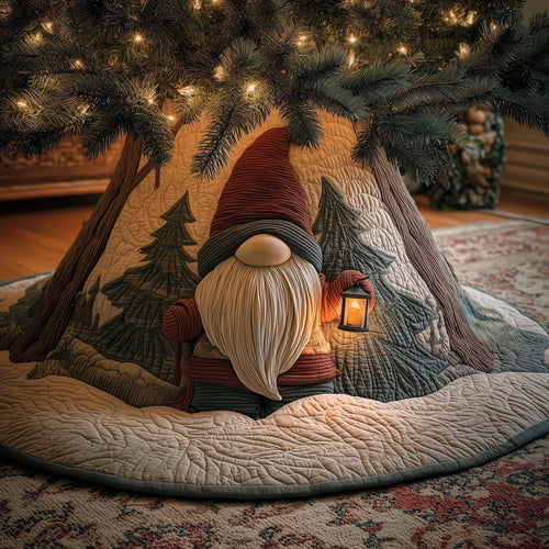 Nordic Gnome Quilted Tree Skirt GFTOHD12029