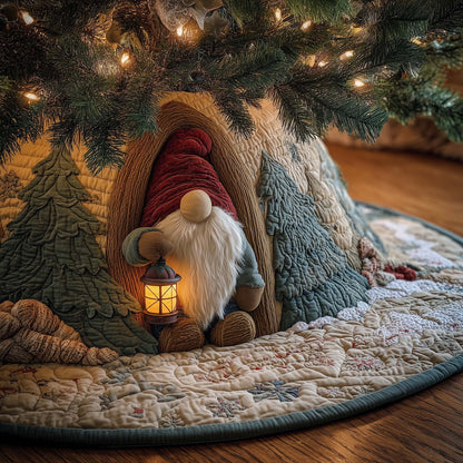 Nordic Gnome Quilted Tree Skirt GFTOHD12030