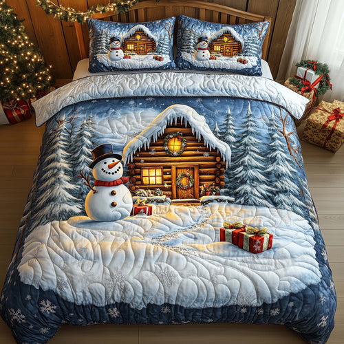 Festive Snowman Duvet Cover Set GFTOHD12087