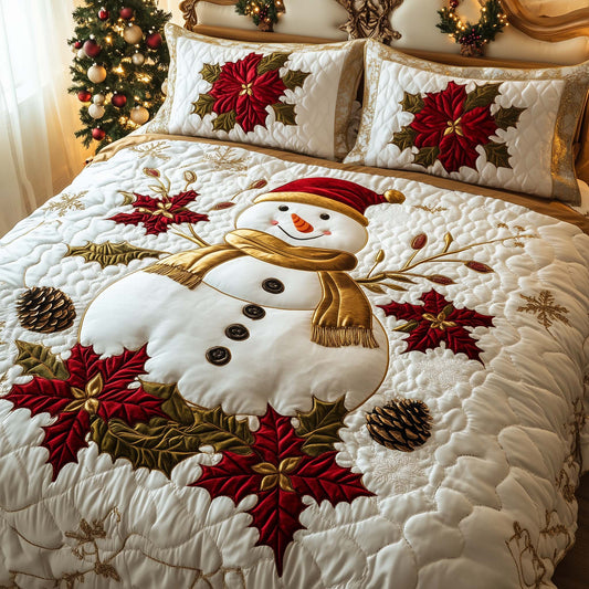 Festive Snowman Duvet Cover Set GFTOHD12091