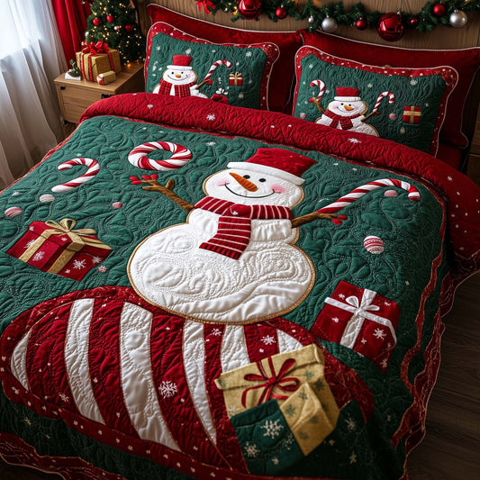 Festive Snowman Duvet Cover Set GFTOHD12100