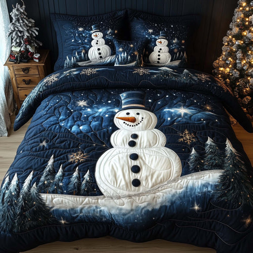 Festive Snowman Duvet Cover Set GFTOHD12101