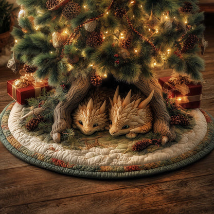 Celestial Baby Dragons Quilted Tree Skirt GFTOHD12142