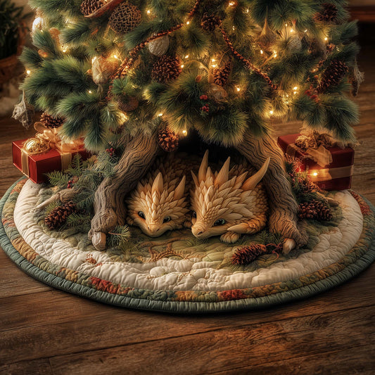 Celestial Baby Dragons Quilted Tree Skirt GFTOHD12142