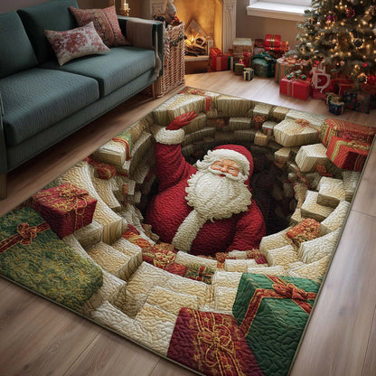 Christmas Santa Journey Area Rug GFTOHD12150