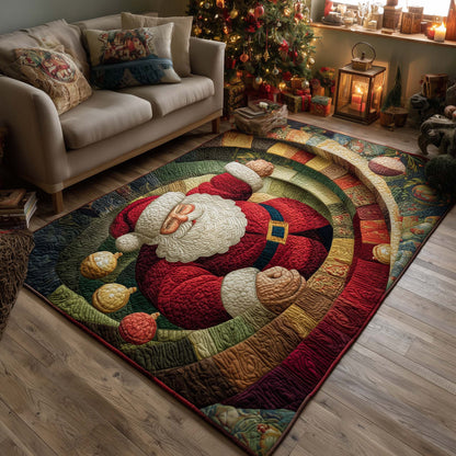 Festive Santa Joy Area Rug GFTOHD12157