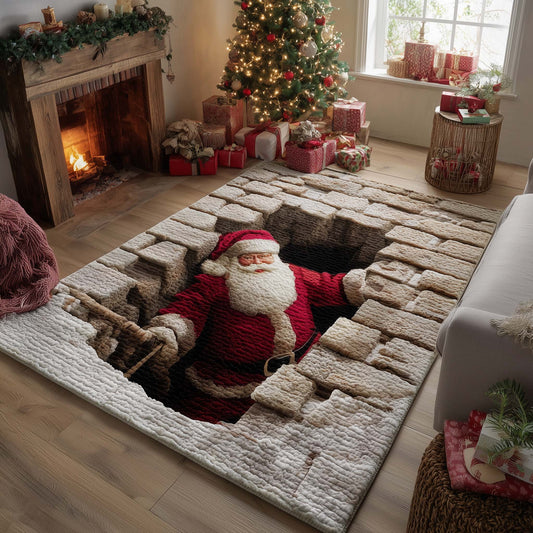 Christmas Santa Journey Area Rug GFTOHD12159