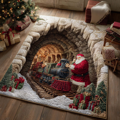 Christmas Santa Journey Area Rug GFTOHD12160