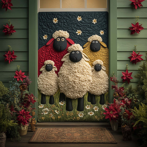 Sheep Heaven Quilted Door Cover GFTOHD12284
