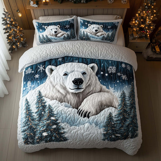 Snowy Bear Duvet Cover Set GFTOHD12289