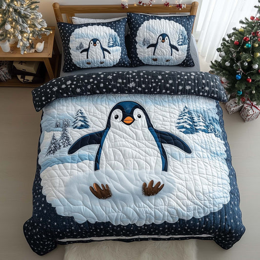 Arctic Penguin Duvet Cover Set GFTOHD12300