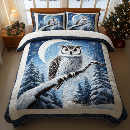 Snow Owl Duvet Cover Set GFTOHD12303