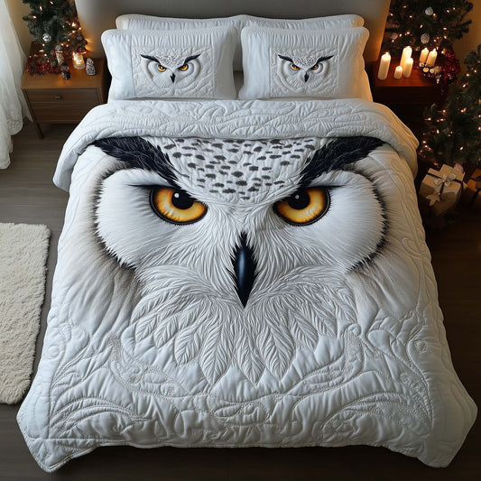 Snow Owl Duvet Cover Set GFTOHD12304