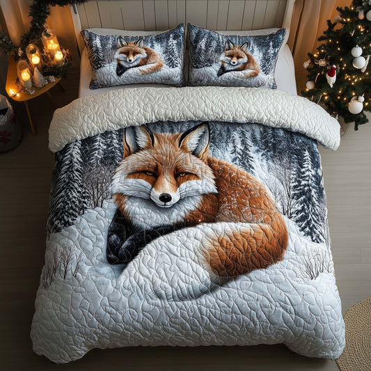 Snowy Fox Duvet Cover Set GFTOHD12305