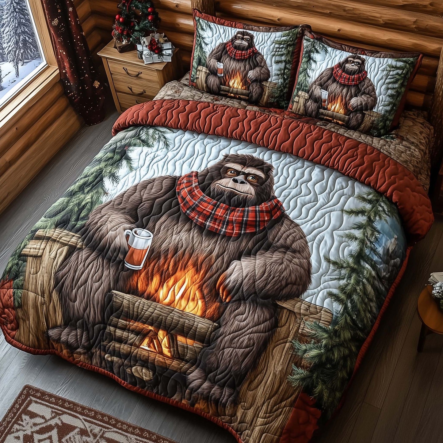 Mystic Bigfoot Duvet Cover Set GFTOHD12322