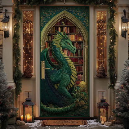 Majestic Dragon Quilted Door Cover GFTOHD12325