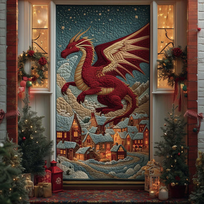 Majestic Dragon Quilted Door Cover GFTOHD12326