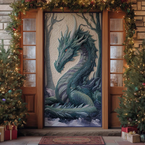 Majestic Dragon Quilted Door Cover GFTOHD12327
