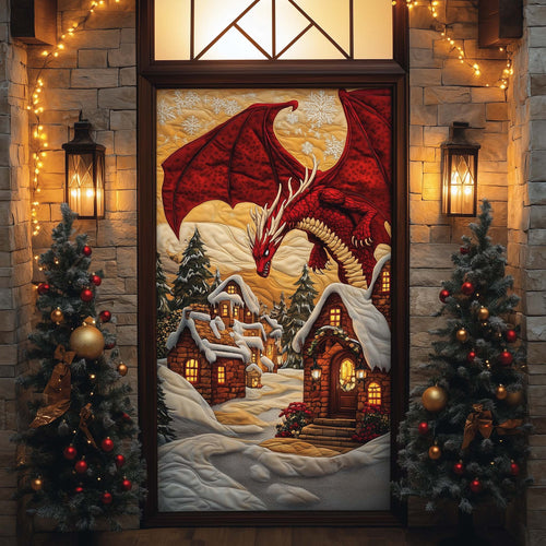 Majestic Dragon Quilted Door Cover GFTOHD12328