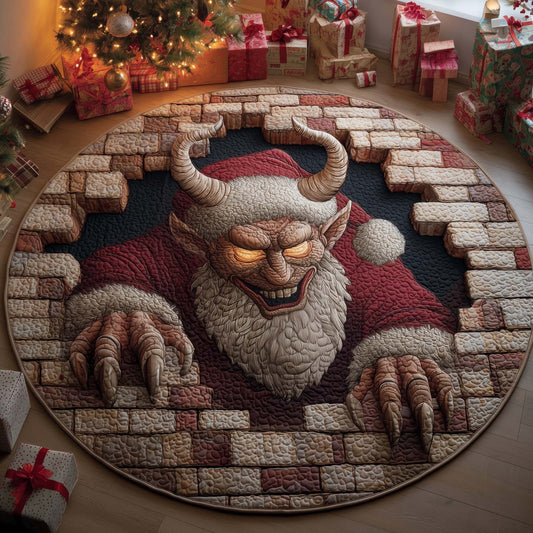 Krampus Quilted Round Mat GFTOHD12343