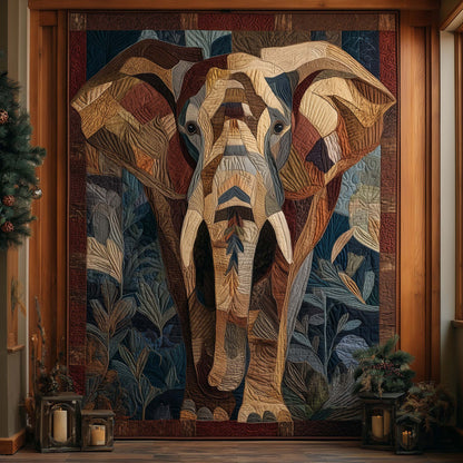 Elephant Spirit Quilted Door Cover GFTOHD12355