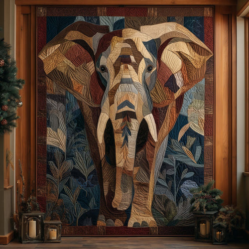 Elephant Spirit Quilted Door Cover GFTOHD12355