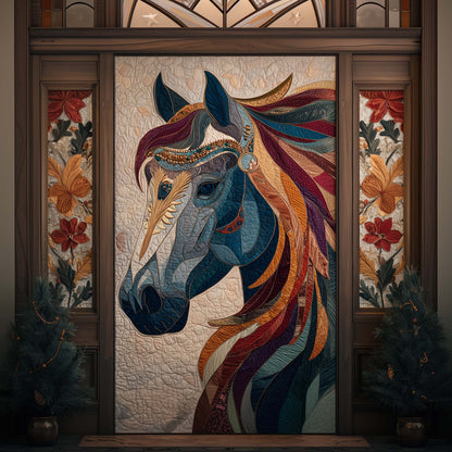 Horse Spirit Quilted Door Cover GFTOHD12358