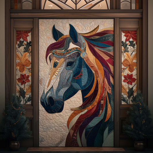Horse Spirit Quilted Door Cover GFTOHD12358