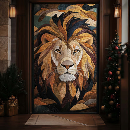 Lion Spirit Quilted Door Cover GFTOHD12360