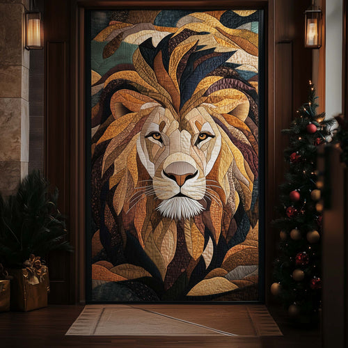 Lion Spirit Quilted Door Cover GFTOHD12360