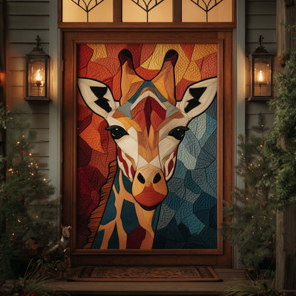 Giraffe Spirit Quilted Door Cover GFTOHD12366